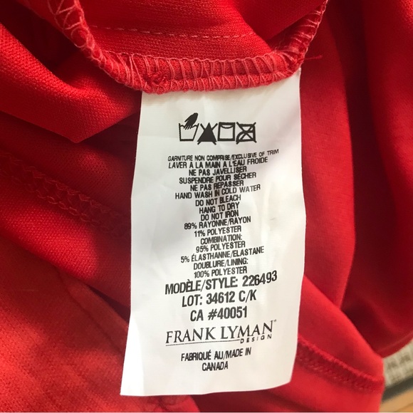 Frank Lyman Sleeveless Summer Dress - Size 8 - Picture 8 of 8